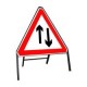 600mm Two Way Traffic Sign